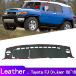 for Toyota FJ Cruiser 2006~2018 GSJ10 Leather Car Dashmat Dashboard Cover Dash Mat Accessories Left Right Drive Right Hand Drive