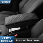 Futhope Foam Center armrest Box Cover Protect Armrest Box Against Scratches and Scratches For Ford Mustang MACH-E 2022