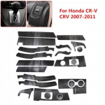 S&uuml;sinikkiust v&auml;limusega auto sisekujunduse komplektid Liistude kleebis Honda CR-V 2007-2011 jaoks