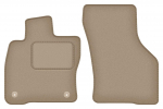 Dywaniki samochodowe prz&oacute;d do: Cupra LEON KL 5D, sportstourer hybryda (2020-2024) beżowe