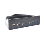 USB3.0 Esipaneel Lauaarvutile 5.25 ROM-draivi pesale USB3.0 19-pin USB2.0 3.5mm 1