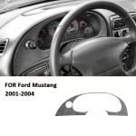 Soft Suede Fabic Car trument Screen Panel Frame Trim Strip Decoration Sticker For Ford Mustang 2001-2004 Interior Accessories must