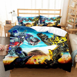 Kvaliteetne filmirobotiga voodipesukomplekt T-Transformersi tekikate komplekt teismelistele poistele Tekikate kingituseks lastele 100x135cm-2pcs