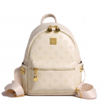 Uus Naiste PU Moodne ja K&otilde;rgetasemeline T&ouml;&ouml;le K&auml;imise Seljakott Stiilse ja Lihtsa Tr&uuml;kiga, Mitmek&uuml;lgne &Uuml;he &Otilde;la Crossbody Kott Small mustjasvalge