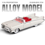 1:24 Cadillac Eldorado Biarritz 1959 Seeria 62 Latte Art Versioon Sulam Metalli Valatud Mudelauto Kodu Trendikad Kaunistused Kogu valge
