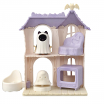 Sylvanian Families L&otilde;bustuspargi atraktsioon Kummitusmaja ST Marki sertifitseeritud m&auml;nguasi Nukumaja vanusele 3+ ja Sylvanian Epoch [P&otilde;nev komplekt] CO-67 &Uuml;les,