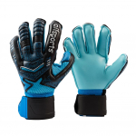 Laste Unisex Professionaalsed Jalgpalli V&auml;ravavahikindad 4mm Lateks S&otilde;rmekaitsega T&auml;iskasvanute Jalgpalli V&auml;ravavahi Kindad Kaitsja Palm length 15-16cm sinine