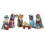 Unikaalsed Kassivaigust Skulptuurid Kaunistused Kassi J&otilde;ulus&otilde;im Kogutavad Figuriinid Kodu Siseruumides Cat 6-piece set #1