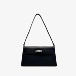 Kelly kott, Naiste mitmek&uuml;lgne &uuml;hekordse &otilde;larihma v&otilde;i kaenla alla kantav kott, K&otilde;rgklassi tunne, Uus naiste crossbody kott, Retro k&auml;eshoitav baguette kott gray