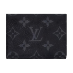 Louis Vuitton &Uuml;mbrikuga Visiitkaardihoidja Must Monogram Eclipse L&otilde;uend Meeste Rahakotid M12874 Shopping Bag Set(Basic Set+Shopping Bag)