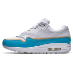 Nike Air Max 1 vooder Valge Sinine Naiste 881101-103 37.5