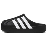 Adidas Originals AdiFOM Superstar Comfortable And Lightweight EVA Closed Toe Slippers Unisex Black White IG8277- 40⅔