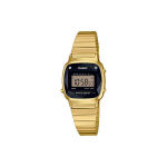 CASIO Naiste VINTAGE Seeria Must Kell LA670WGAD-1 LA670WGAD-1 Gold