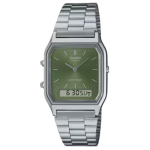 CASIO Unisex Roheline Kell AQ-230A-3AMQY AQ-230A-3AMQY Green Dial