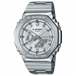 CASIO Unisex G-STEEL Seeria H&otilde;bedane Kell GM-2110D-7A GM-2110D-7A Silver Dial