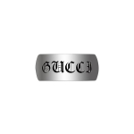 Gucci Soave Amore Sterling H&otilde;be 9mm Lai Poleeritud S&otilde;rmus Unisex s&otilde;rmused 707810-J8400-0701 Dust Bag+Box (Random Color),13