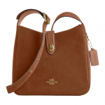 Coach Hadley 25 Metallik Logoga Suede &Otilde;lakott Naiste &otilde;lakott Pruun CW004-IMXAF Basic Set (Bag+Dust Bag)