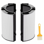 Dyson HEPA asendusfilter mudelitele PH04 HP04 PH03 HP07 TP07 TP7A PH01 TP04 DP04 &Uuml;hilduv integreeritud taaskasutatud klaasist HEPA aktiivs&ouml;e filter valge