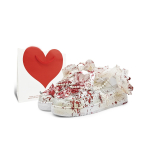 Nike Air Force 1 Abrasion Resistant Low top Skateboard Shoes Unisex White Red CW2288-111(Team131- S) 42.5