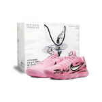 Nike Hyperdunk 2017 Fiery Frenzy Abrasion Resistant Slip Resistant Low top Basketball Shoes Men's Pink Black IM3368-606(Team1495--BOX) 40