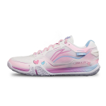Li Ning Saga 3LITE Polsterdus Libisemisvastane Katvus Madal s&auml;&auml;reosa Sulgpallijalatsid Unisex Roosa Valge AYTV003-1(team1140-) 39.5