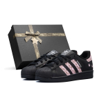 Adidas Originals Superstar 2 Abrasion Resistant Abrasion Resistant Low top Skateboard Shoes Unisex Black White JI0079(Team-1451SBOX) 36 gray