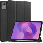 Tahvelarvuti &uuml;mbris Lenovo Idea Tab Plus 12.1 jaoks, kolmekordne tahvelarvuti &uuml;mbris seisutoega, mitme nurga all olev klappkaas must