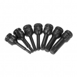 Pistikupesade komplekt ajamiga   Pistikupesade komplekt 7 tk  Suurused (5mm 6mm 7mm 8mm 10mm 12mm 14mm), Pistikupesa adapterid  Kolmekordne  Spliin