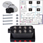 &Otilde;hkvedrustuse solenoidide jaotusklapp 4 nurga &otilde;hkvedrustuse solenoidklapp SMV-02 Maxpower
