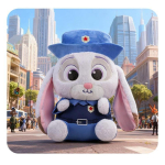 Litsentseeritud Zootopia Judy Hopps Nick Wilde NUKUD PP Puuvill Pehme T&auml;idisega M&auml;nguasi Peened Detailid About 25cm gray