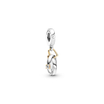 Pandora kahetooniline pulmas&otilde;rmuse ripats Unisex ehted 799319C01 925 Sterling Silver