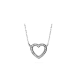 Pandora S&uuml;dame 925 H&otilde;bedast Tsirkooniumiga Kaelakee Naiste kaelakeed 590534CZ Box