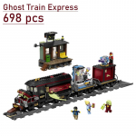 699 tk haruldast m&auml;nguasja Hidden Side &uuml;hilduv 70421 Kummitusrongi Express Komplekt Ehitusklotsidest m&auml;nguasjad kingitusteks lastele
