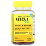 Bach Rescue Plus Emotsionaalne Stabiilsus & Stressileevendus Apelsinimaitsega Vegansed Kummikommid, 60 tk 1 ea - 60 ea