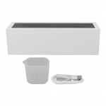 P&otilde;hjamaise udu aroomiteraapia niisutaja, eeterliku &otilde;li niisutaja P&otilde;hjamaise udu difuusor leegivalgustusega - Suure mahutavusega, vaikne valge