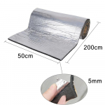 50x200cm 5/10mm autoakustiline termiline helisummuti matt helikindlad seinapaneelid, autode summutavad m&uuml;ra isolatsioonimatid autodele