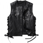 Hiina suurus meeste nahast vest 100% veisenahast mootorratturi vest Biker nahast vestid Moto nahast vest Aasia suurus M-6XL M435 2XL must
