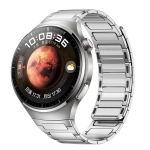 Huawei Watch 4 Pro magnetrihm - Spetsiaalne pressitud ametlik mudel metallist roostevabast terasest reguleeritava magnetrihmaga kellad - &Auml;rikasutuseks sobiv elevandiluuvalge