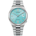 K&auml;ekell CITIZEN COLLECTION TSUYOSA 40mm Metallrihm Tagak&uuml;ljel Automaatne mehhanism Sekundiosuti Sinine Roheline H&otilde;bedane [CITIZEN] (Meeste/Mehaaniline kell/Kuup&auml;ev)