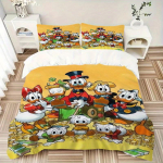 3 tk Pardi Lood Perekonna Voodipesu Komplekt 1 Pehme Tekikate + 2 Padjap&uuml;&uuml;ri, Masinpestav Sobib K&otilde;ikideks Hooaegadeks S040 260x240cm