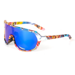 kapvoe Cycling glasses, road bike polarized colorful cycling glasses, outdoor professional sports glasses, windproof glasses TK63-QTC-2L-01 red