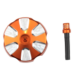 Mootorratta CNC k&uuml;tusepaagi kork koos &otilde;hutusavaga KTM SX SXF XC XCF XCW XCFW EXC EXCF 125-450 2011-2023 jaoks Motokrossi tarvikud oranž