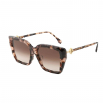 Fendi logo ruudukujulised p&auml;ikeseprillid unisex p&auml;ikeseprillid kilpkonnakujulised FE40161F-55F F,Tortoiseshell