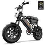 URLIFE T16 T&auml;iskasvanute Elektrijalgratas 16-tollised Paksude Rehvidega M&auml;gi-Elektrijalgratas 1000W Mootor 48V15.6AH Aku Maastiku E-BIKE M&auml;gismaastikul S&otilde;itmine V&auml;ljas Pendelr&auml;ndeks must