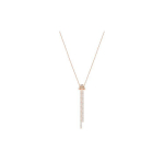 Swarovski Lifelong Y-kujuline S&otilde;lm Kaelakee Kampsunikett Naiste kaelakeed Roosakuld 5390817 Box (Random Color)
