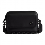 Coach Charter 24 T&otilde;mblukuga Sulgemine V&auml;line Magnetilise Kl&otilde;psuga Tasku Nahast Crossbody Kott Keskmine Naiste Kotid Must CR725-BLK Basic Set (Bag+Dust Bag)