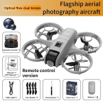 2026 X228 Mini droon 4K Professionaalne topeltkaamera Peata režiim 2.4G 5G WiFi FPV VR juhtimine Droon Optilise vooluga p&uuml;sib paigal RC neljarootoriga m&auml;nguasjad 3 batteries hall
