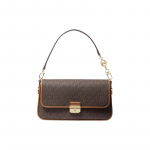 MICHAEL KORS Bradshaw kuldne pandla retro t&ouml;&ouml;le k&auml;ivitatav presb&uuml;oopia prindi kogu pinnal veisenahast baguette kott kaenlakott k&auml;e&otilde;la kott naiste mudel v&auml;ike kuld