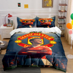 Manchester Unitedi logo muster. Voodipesukomplektid Tekikotikomplektid Tekikotid Padjap&uuml;&uuml;rid(1 * Tekikott 2 * Padjap&uuml;&uuml;ri (tekk ei kuulu komplekti)) 135x200cm
