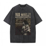 Pestud Vintage Reggae Bob Marley Rastaman Vibration Graafilised T-s&auml;rgid Mehed Naised Vabaaja Puuvillased Retro T-s&auml;rgid Meessoost 90ndate Streetwear S mitmev&auml;rviline